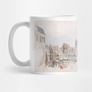 A French Market Place by David Cox Mug